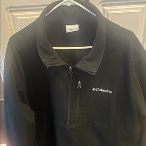 Columbia Black Full-Zip Jacket 3xlt
